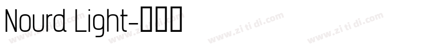 Nourd Light字体转换
